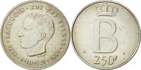 Belgium 250 Francs, 250 Frank Silver, KM:157.1 -