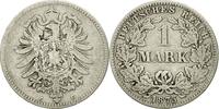 GERMANY - EMPIRE Mark Coin, Wilhelm I, Frankfurt, Silver -