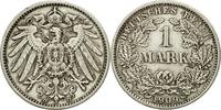 GERMANY - EMPIRE Mark Coin, Wilhelm II, Munich, Silver, KM:14 -