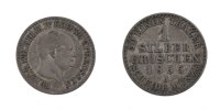 German States Groschen Coin, PRUSSIA, Friedrich Wilhelm IV, Berlin -