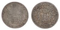 German States 8 Schilling, 1/2 Mark Coin, HAMBURG, Silver -