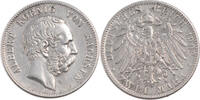 Deutsch Staaten Münze, SAXONY-ALBERTINE, Albert, Muldenhütten 2 Mark 1902 E SS+
