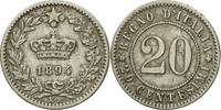 Italy 20 Centesimi Coin, Umberto I, Berlin, Copper-nickel -