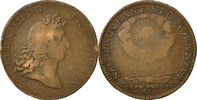 France Token Chambre aux Deniers, Louis XIV, Cuivre -