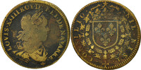 France Token Louis XIV, Conseil du Roi, Brass -