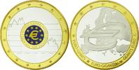 France Medal Géants Euro, Copper Clad Brass -