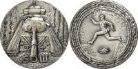 Poland Medal WOSF, Sport Militaire, Char, Silvered bronze -
