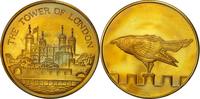 United Kingdom Medal The Tower of London, Gilt Bronze -