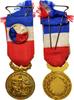 France Medal Académie du dévouement national, Good Quality, Gilt Bronze, 30 -