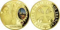 France Medal Lourdes, Lieu de Pélerinage Français, Copper -