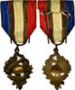 France Medal Union Nationale des Combattants, Excellent Quality, Bronze, 38 -