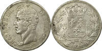France 5 Francs Coin, Charles X, Lyon, Silver, Gadoury:644 -