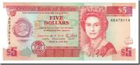 Belize 5 Dollars Banknote, 1991-06-01, KM:53b -