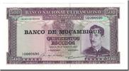 Mozambique 500 Escudos Banknote, Undated, KM:118a -