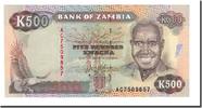 Zambia 500 Kwacha Banknote, Undated, KM:35a -