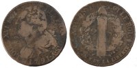 France 2 Sols Coin, 2 sols françois, Paris, Bronze, KM:603.1 -