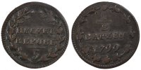 Switzerland 1/2 Batzen Coin, Billon, KM:A6 -