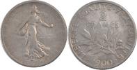 France 2 Francs Coin, Semeuse, Paris, Silver, Gadoury:532 -