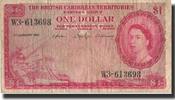British Caribbean Territories 1 Dollar Banknote, 1961-01-02, KM:7c -