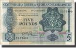 Scotland 5 Pounds Banknote, 1962-06-01, KM:196 -