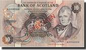 Scotland 10 Pounds Banknote, 1974-05-01, Specimen, KM:1135 -
