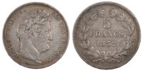 France 5 Francs Coin, Louis-Philippe, Nantes, Silver -