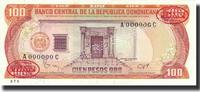 Dominican Republic 100 Pesos Oro Banknote, 1985, Specimen, KM:122s2 -