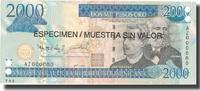 Dominican Republic 2000 Pesos Oro Banknote, 2006, Specimen, KM:181s1 -