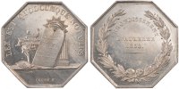 France Token Notary, Silver, Lerouge:27 -