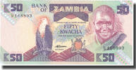 Zambia 50 Kwacha Banknote, Undated (1986-88), KM:28a -