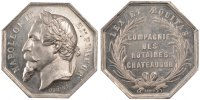 France Token Notary, Silver, Lerouge:80 -