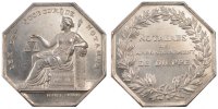 France Token Notary, Silver, Lerouge:117 -
