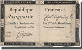 France 125 Livres Capron, 1793-09-28, KM:A74 -