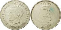 Belgium 250 Francs, 250 Frank Coin, Silver, KM:157.1 -
