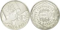 France 10 Euro Midi-Pyrénées, Silver, KM:1663 -
