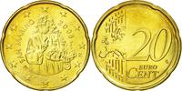 San Marino 20 Euro Cent Brass, KM:483 -