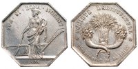 France Token Agriculture and Horticulture, Silver -