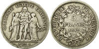 France 5 Francs Coin, Hercule, Bordeaux, Silver, KM:756.4 -