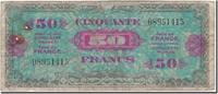 France 50 Francs 1944 Flag/France, Fayette:VF19.1, KM:117a -