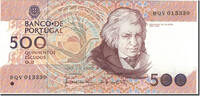 Portugal 500 Escudos Banknote, 1989-10-04, KM:180c -