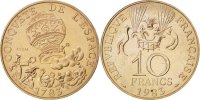 France 10 Francs Coin, Nickel-Bronze, KM:E124, Gadoury:816 -