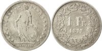 Switzerland Franc Coin, Bern, Silver, KM:24 -