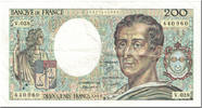 France 200 Francs 200 F 1981-1994 ''Montesquieu'', Undated (1985) -