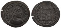 Nummus Coin, Constantine II, Thessalonica, Copper, Cohen:164 -