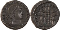 Nummus Coin, Constantine II, Trier, Copper, Cohen:122 -
