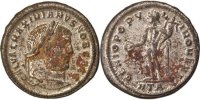 Follis Coin, Galerius, Heraclea, Copper, Cohen:78 -