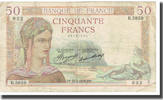France 50 Francs Cérès, P. Rousseau and R. Favre-Gilly, 1936-02-27 -