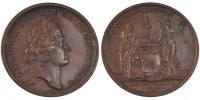 France Medal Louis XIV, Politics, Society, War, Bronze -