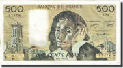 France 500 Francs Pascal, 1975-11-06, Fayette:71.13, KM:156c -