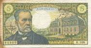 France 5 Francs Pasteur, 1969-06-05, Fayette:61.10, KM:146b -